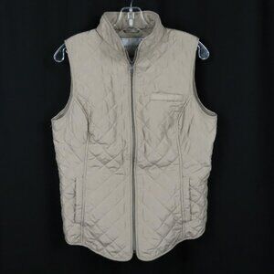 VanHeusen Quilted Khaki Vest Sz. M